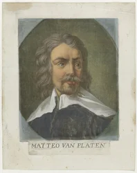 Porträt des Künstlers Matteo van Platen