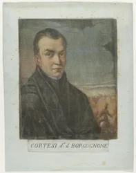 Porträt des Malers Jacques Courtois