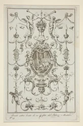 Drei Blätter aus Ornati Presi da Graffiti, e Pitture antiche Esistenti in Firenze