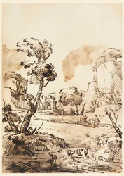 Eine pastorale Landschaft