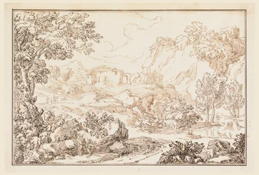 Zeichnung, Eine Landschaft, 1770–86