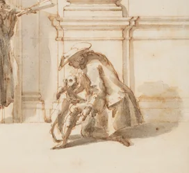 Entwurf für das Nordportal, Große Galerie, Villa Albani, Rom, Italien, 1755–56