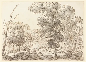 Straße in einem bergigen Land, 1770-1786