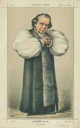 Der Bischof von Oxford, Kein Raufbold, 24. Juli 1869, Vanity Fair Karikatur