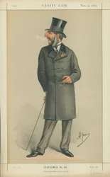 Der ehrenwerte J C Vivian, Immer angenehm immer freundlich, 5. November 1870, Vanity Fair Karikatur