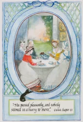 Der Tee verlief angenehm, und niemand schien es eilig zu haben, sich zu bewegen, 2010