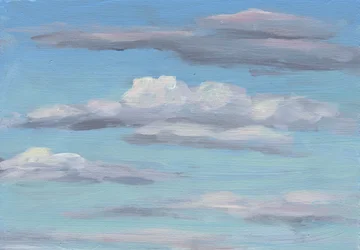 Serener blauer Himmel