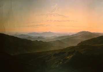Morgen, von Caspar David Friedrich