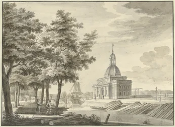 Ansicht des neu erbauten Muiderpoort, 1771