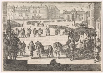 Amtseinführung Christinas, Königin von Schweden, in Stockholm, 1650