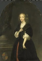 Porträt von Jacoba Bicker (1640-95), Ehefrau von Pieter de Graeff