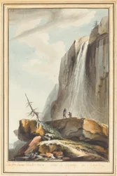 Wasserfall über Wasserberg