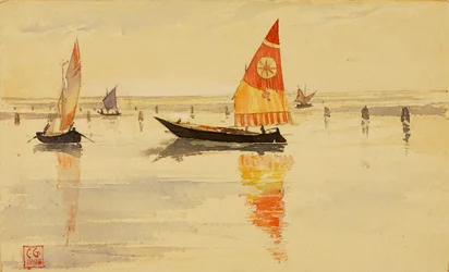 Segelboote Venedig, 1898