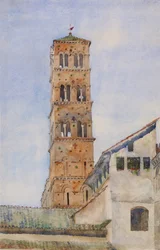 Turm, San Francisco Romano, Rom, 1898