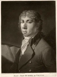 Johann Nepomuk Hummel (1778-1837) graviert von Wrenck
