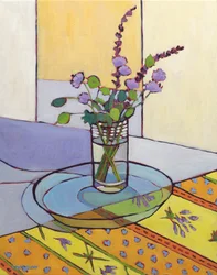 Wildblumen trinken, 2023 (Öl)