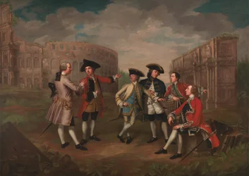 Britische Gentlemen in Rom