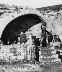 Brunnen der Jungfrau, Nazareth, Palästina, ca. 1927-1931