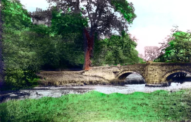 Brücke bei Haddon Hall, Derbyshire, 1926