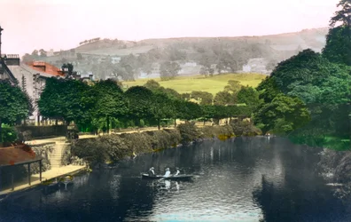 Der Fluss Derwent bei Matlock, Derbyshire, 1926