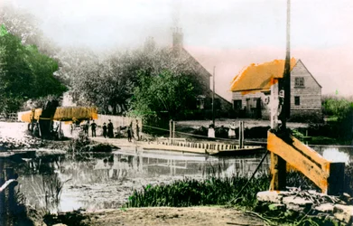 Die Fähre bei Bablock Hythe, Oxfordshire, 1926