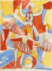 Akrobatische Tänzer, ca. 1937