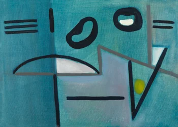 Blaues Abstrakt