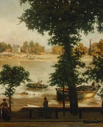 Ein Sommerabend am Cheyne Walk, 1870-71
