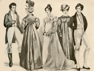 Kleidung von 1812-1828, 1907