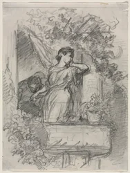 Auf dem Balkon