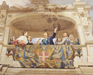Detail aus Allegorie Italiens (Detail)