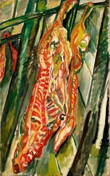 Rindfleisch-Kadaver, ca. 1920