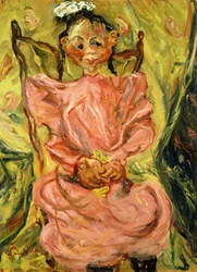 Mädchen in Rosa, 1925