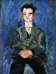 Porträt eines Jungen in Blau, 1928
