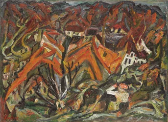 Blick auf das Dorf