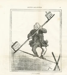 Illustration von Cham (1819-1879) in Le Charivari