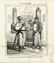 Illustration von Cham in Le Charivari