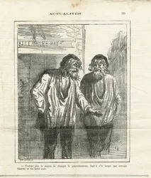Illustration von Cham (1819-1879) in Le Charivari