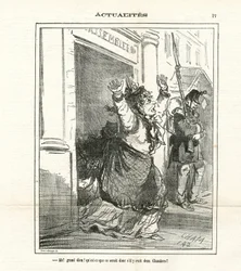Illustration von Cham (1819-1879) in Le Charivari