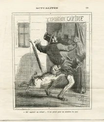 Illustration von Cham (1819-1879) in Le Charivari