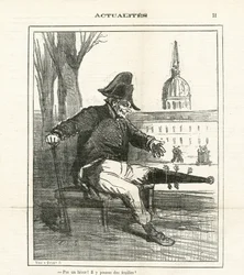 Illustration von Cham (1819-1879) in The Charivari