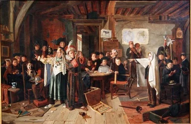 Die Maskerade, ca. 1855