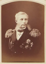 Porträt des Admirals Grigory Ivanovich Butakov (1820-1882)
