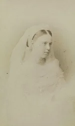 Porträt von Großfürstin Maria Alexandrowna von Russland (1853-1920), Herzogin von Sachsen-Coburg und Gotha
