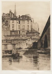 Quai des Orfèvres, Paris, 1886