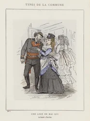 Eine Loge im Mai 1871, Au Canard a Trois Becs