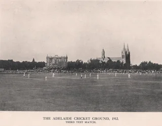 Der Adelaide Cricket Ground, Drittes Testspiel zwischen Australien und England, 1912