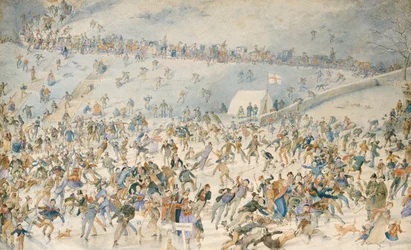 Figuren beim Schlittschuhlaufen, 1876
