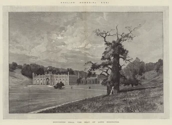 Donington Hall, der Sitz von Lord Donington