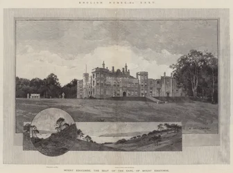 Englische Häuser, Mount Edgcumbe, der Sitz des Earl of Mount Edgcumbe
